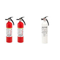 White 3.9 Lbs. Fire Extinguisher with Wall Mount V670
