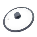10.5" Round Tempered Glass Lid with Silicone Rim C4021