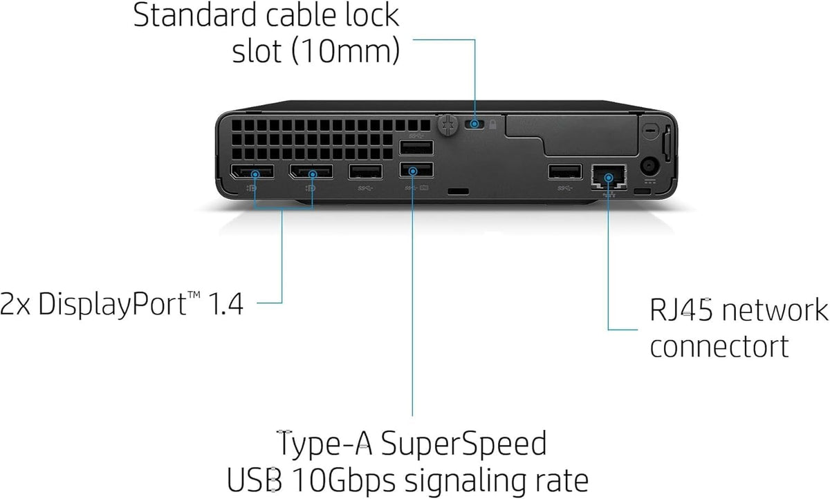 Mini Desktop PC, Intel Core i5-10500T, 16GB RAM, 512GB SSD, Windows 11 Pro X15593
