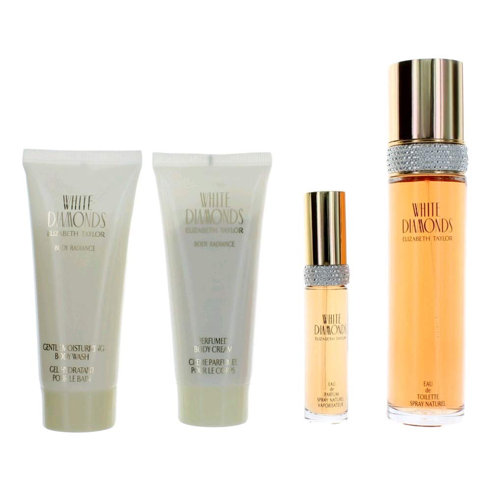 White Diamonds 100ml Edt Spr + 15ml Edp + 100ml B/C + 100ml B/W V836