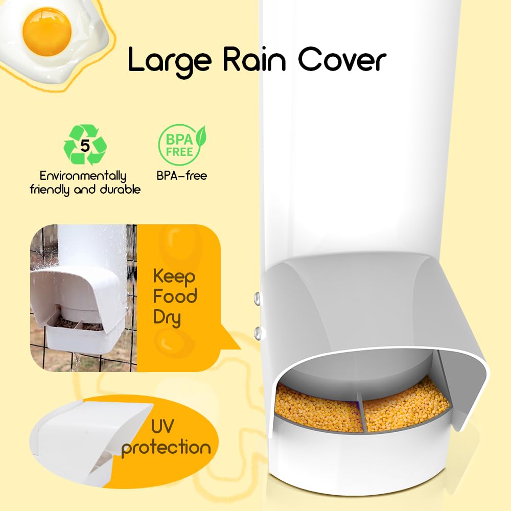 Automatic 7lb PVC Chicken Feeder X2005