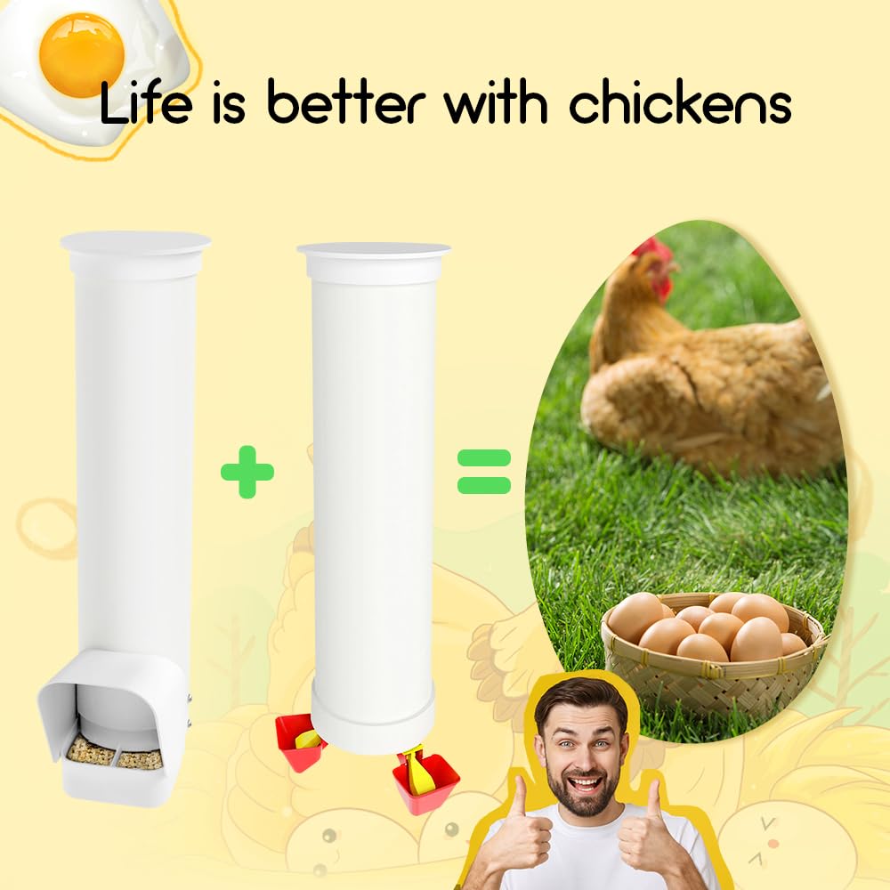 Automatic 7lb PVC Chicken Feeder X2005