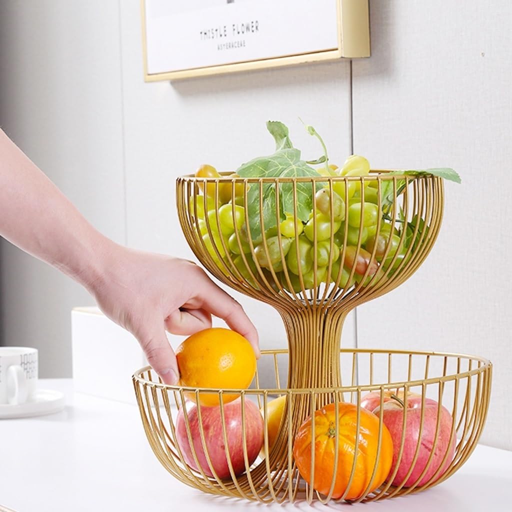 2 Tier Large Capacity Fruit Basket A541