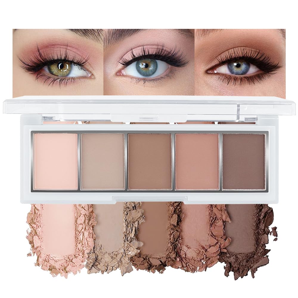 Peach Nude Neutral Matte Eyeshadow Palette X936767