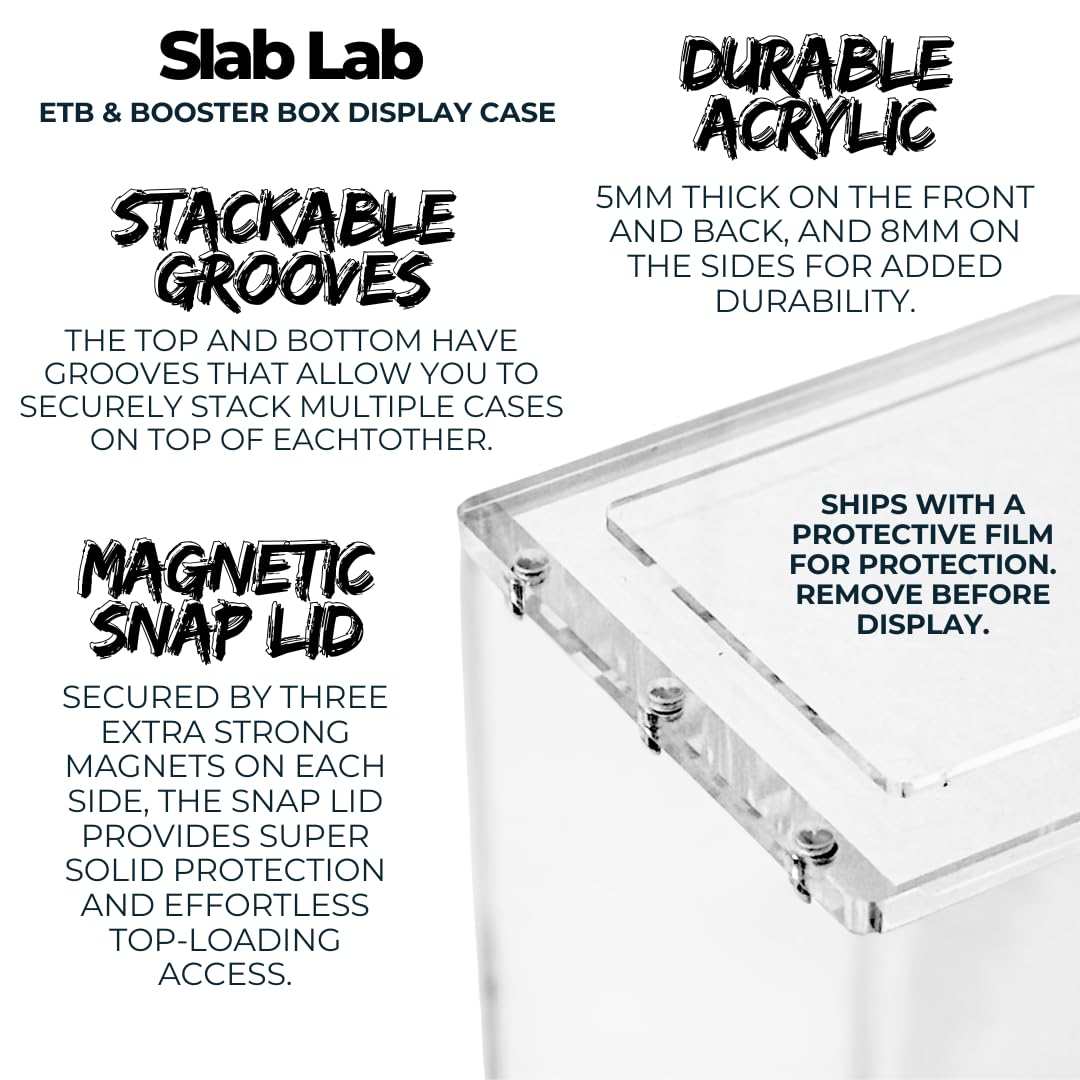 Acrylic Display Case with Magnetic Lid Q864905