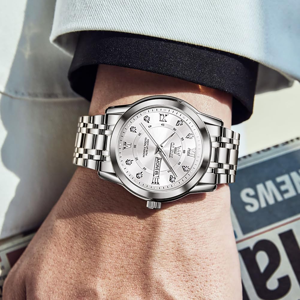 Waterproof Stainless Steel Quartz Dress Watch V822583