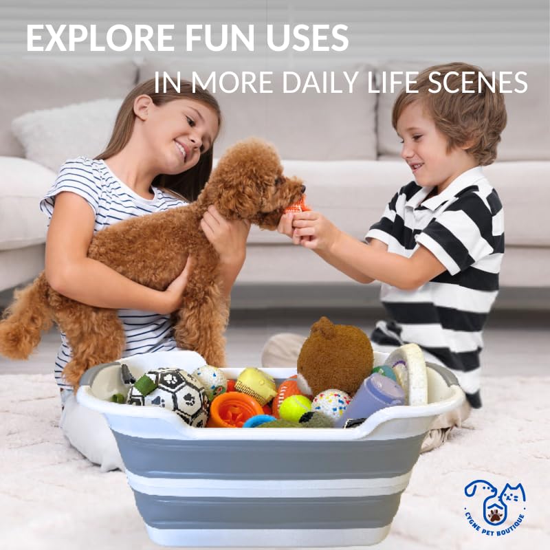 Collapsible Dog Bath Tub with Drain Plug J138