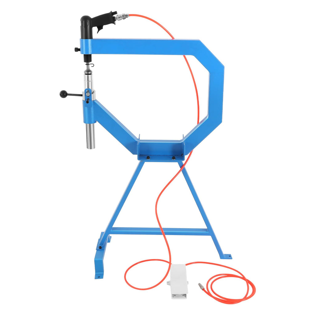 4" Pneumatic Planishing Hammer, 875-1350 RPM Metal Shrinker Stretcher with Cast-Iron Stand, Foot Pedal R321