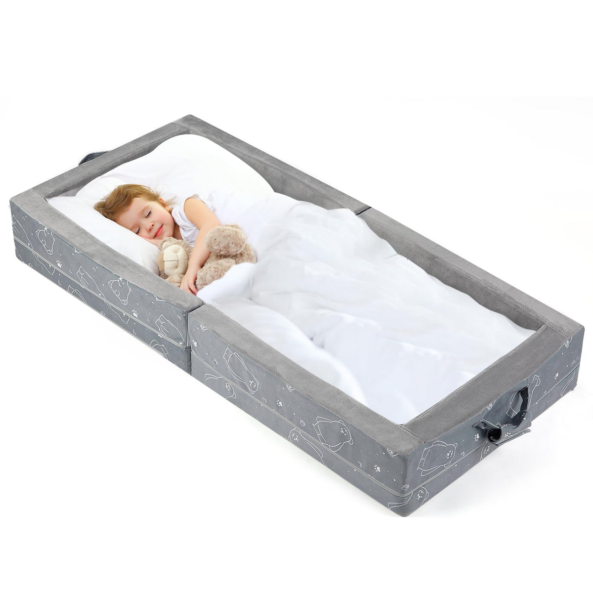 Portable Foldable Soft Foam Toddler Travel Bed S721709