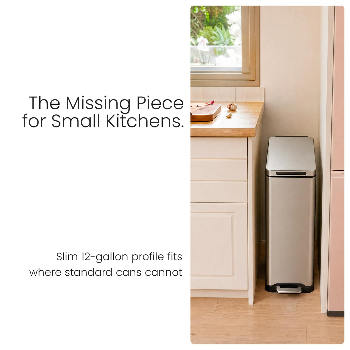 12 Gallon Kitchen Trash Can W55690