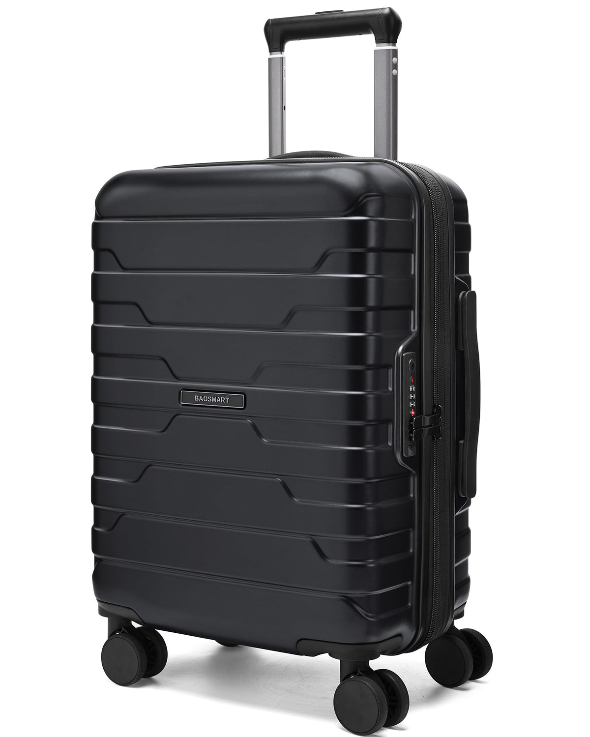 Expandable Spinner Carry-On Luggage 20" Black Y6350