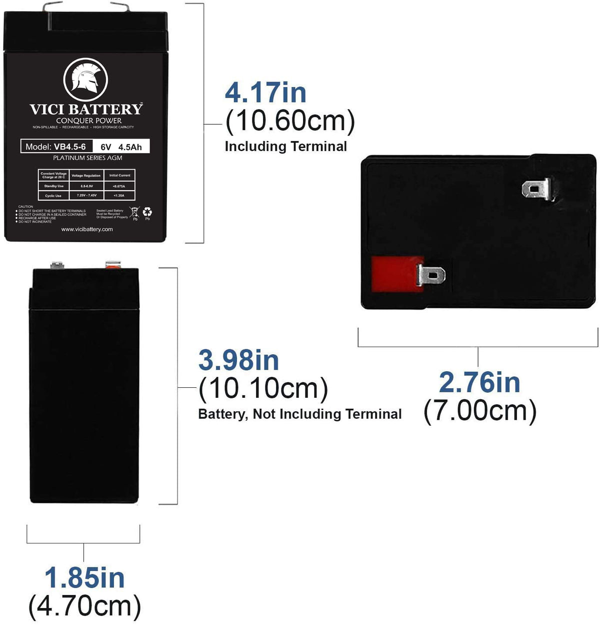 6V 4.5ah Battery A967