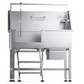 46" Stainless Steel Dog Washing Station with Removable Left Ramp & Storage Drawer A328582