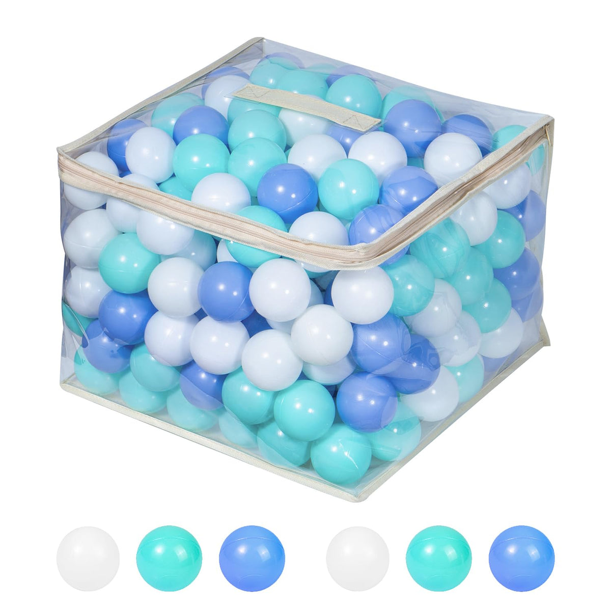 BPA Free Crush Proof Plastic Ball Pit Balls 2.15 Inch E289