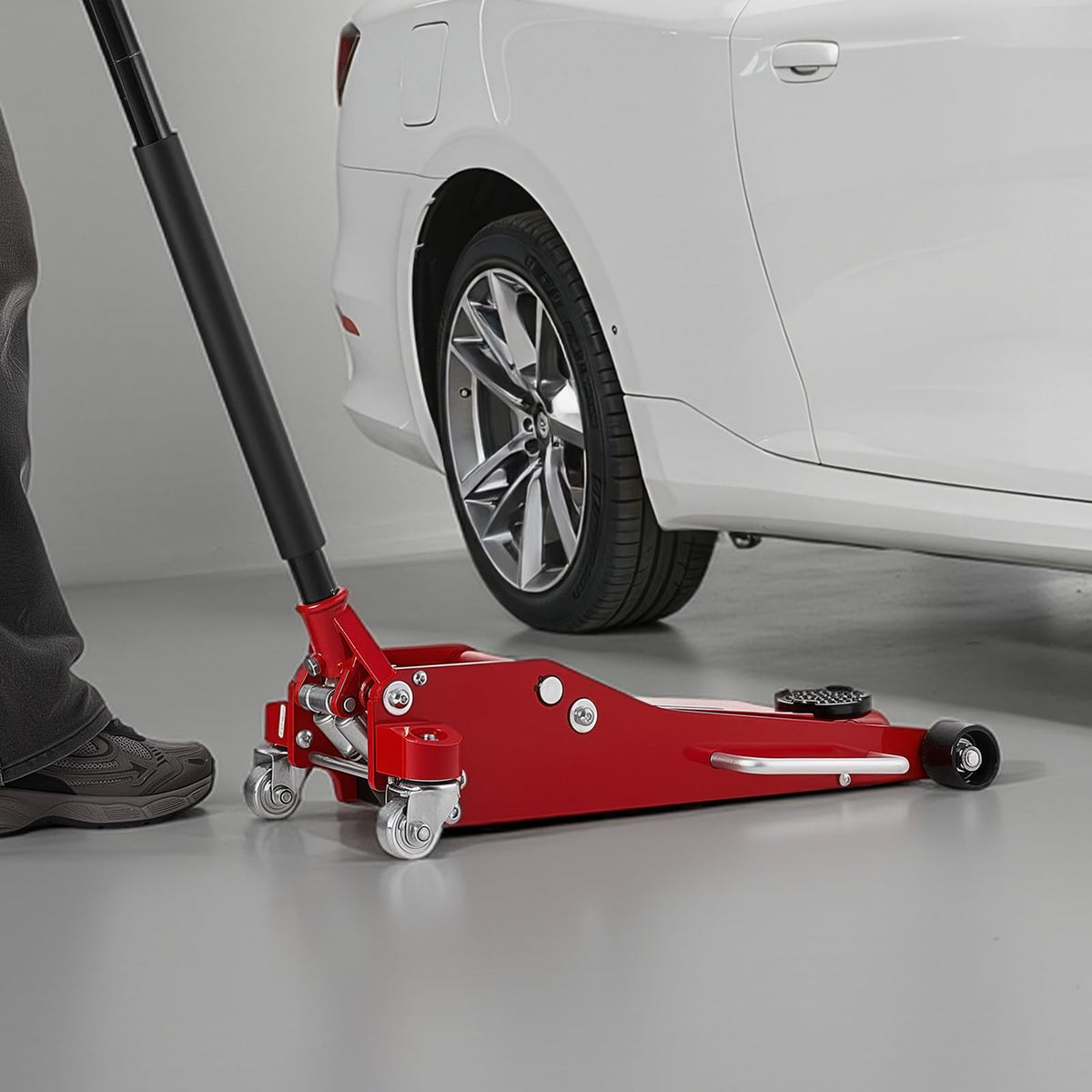 3 Ton Aluminum and Steel Low Profile Floor Jack T33198