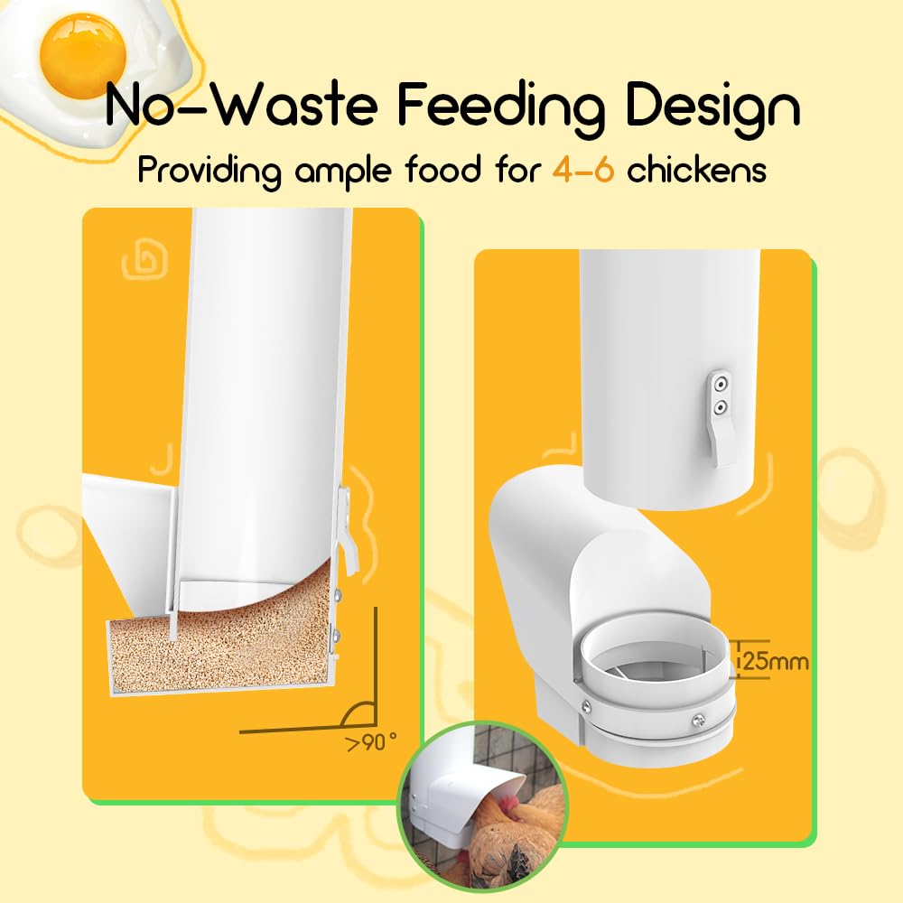 Automatic 7lb PVC Chicken Feeder X2005
