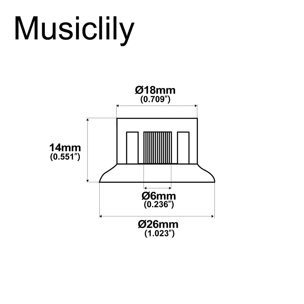 Black Volume Knobs Y350555