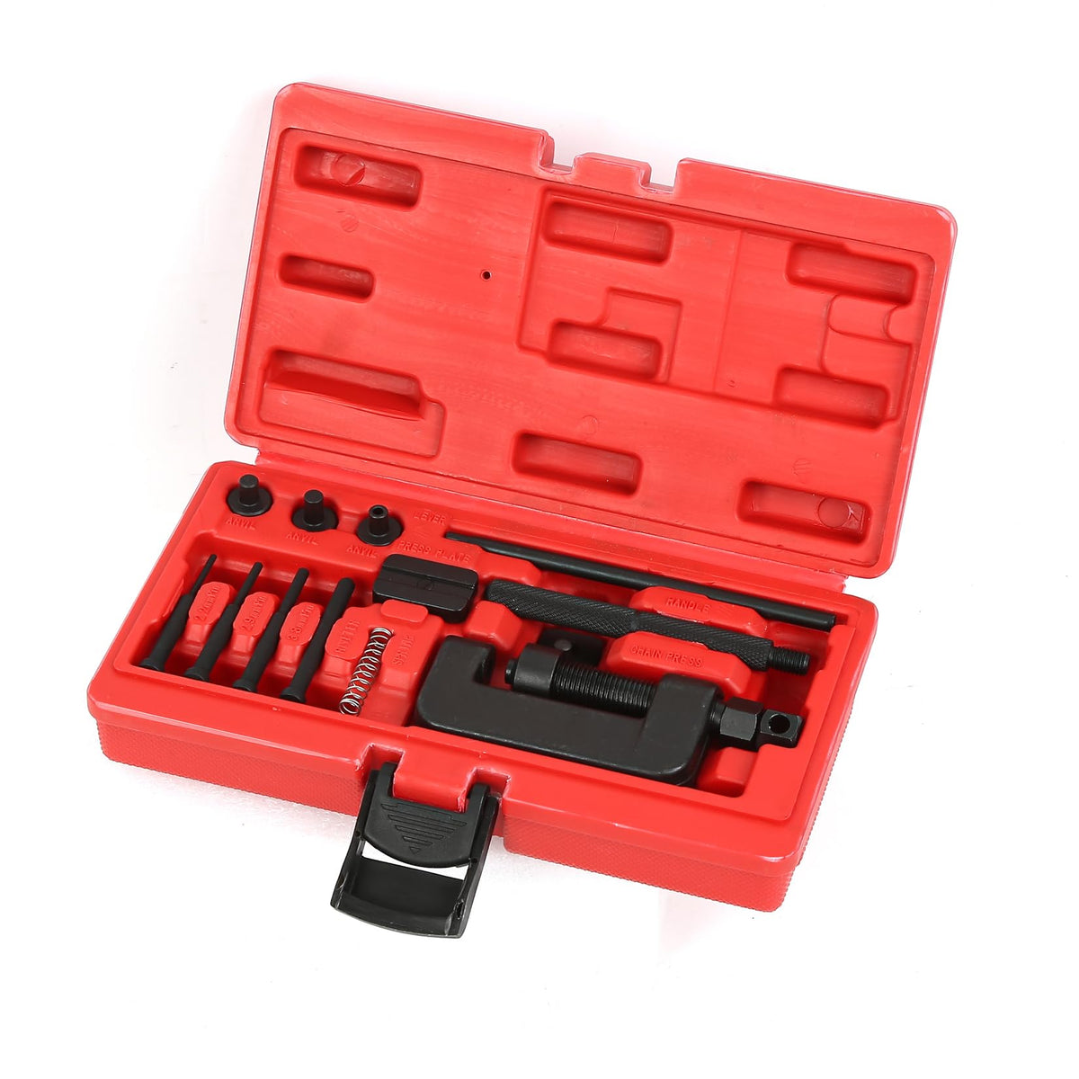 13 Pc Motorcycle Chain Breaker and Riveting Tool Kit D541884