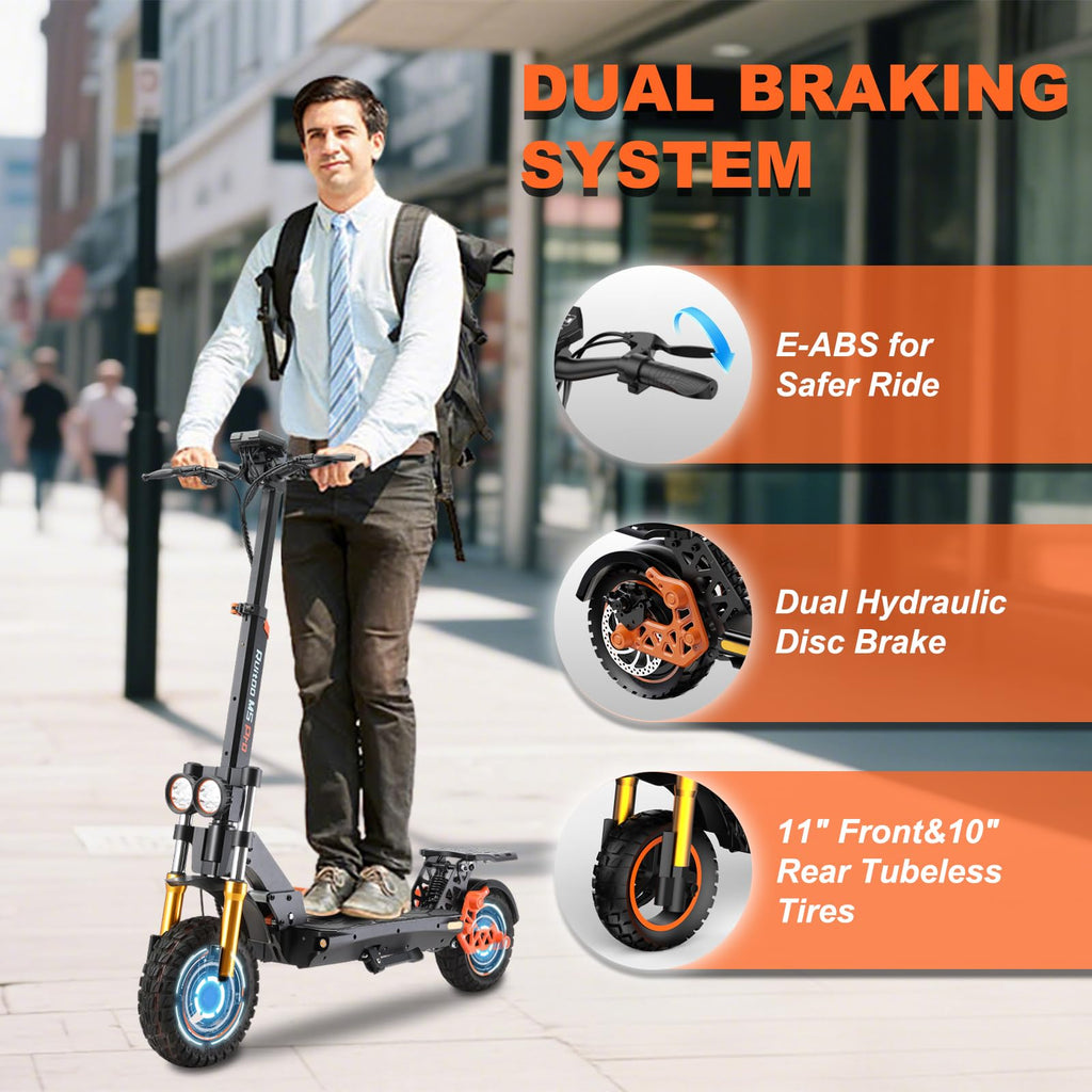 1200W Off Road Electric Scooter with Dual Suspension L6284