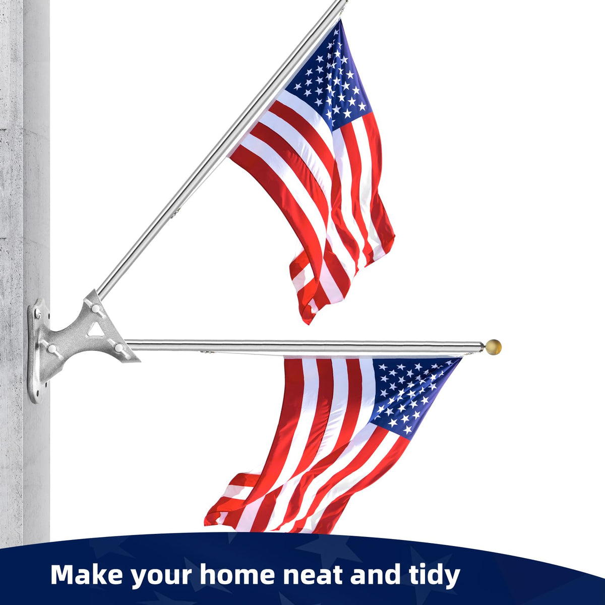 Heavy Duty Flag Pole Mounting Bracket E7535