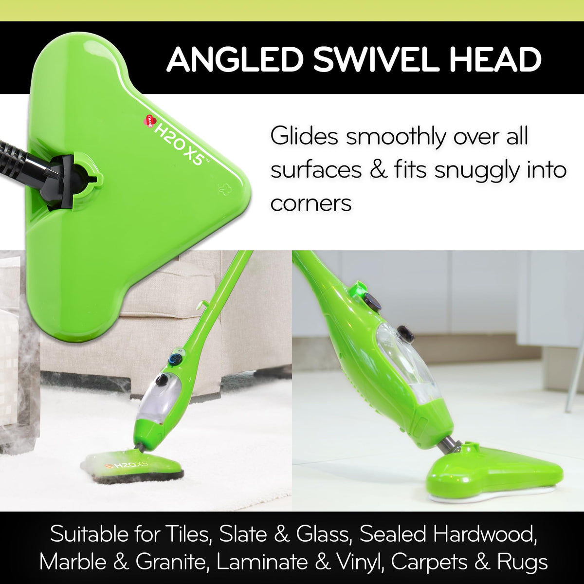5-in-1 Steam Mop and Handheld Steam Cleaner R325602