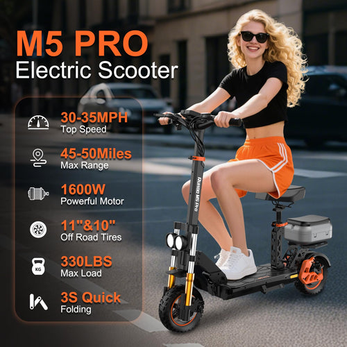 1200W Off Road Electric Scooter with Dual Suspension L6284