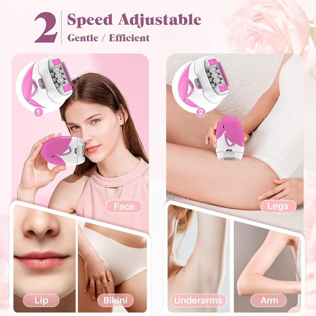 Epilator for Women with 2 Speed & LED Light E8179