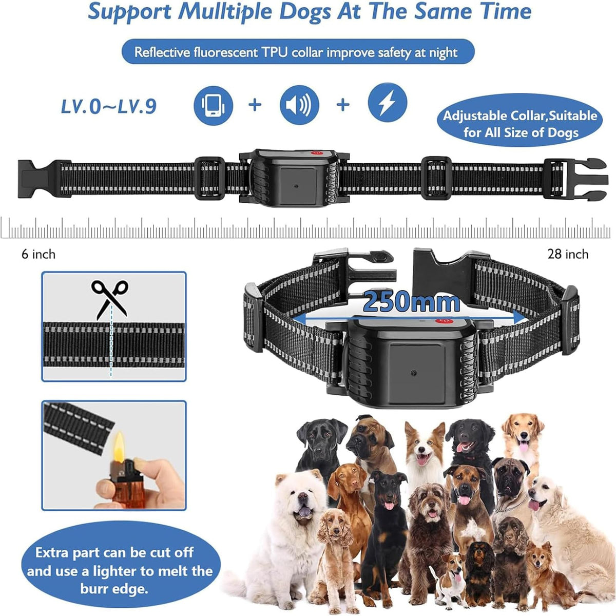 Wireless Dog Fence & Electric Training Collar with Remote C1730