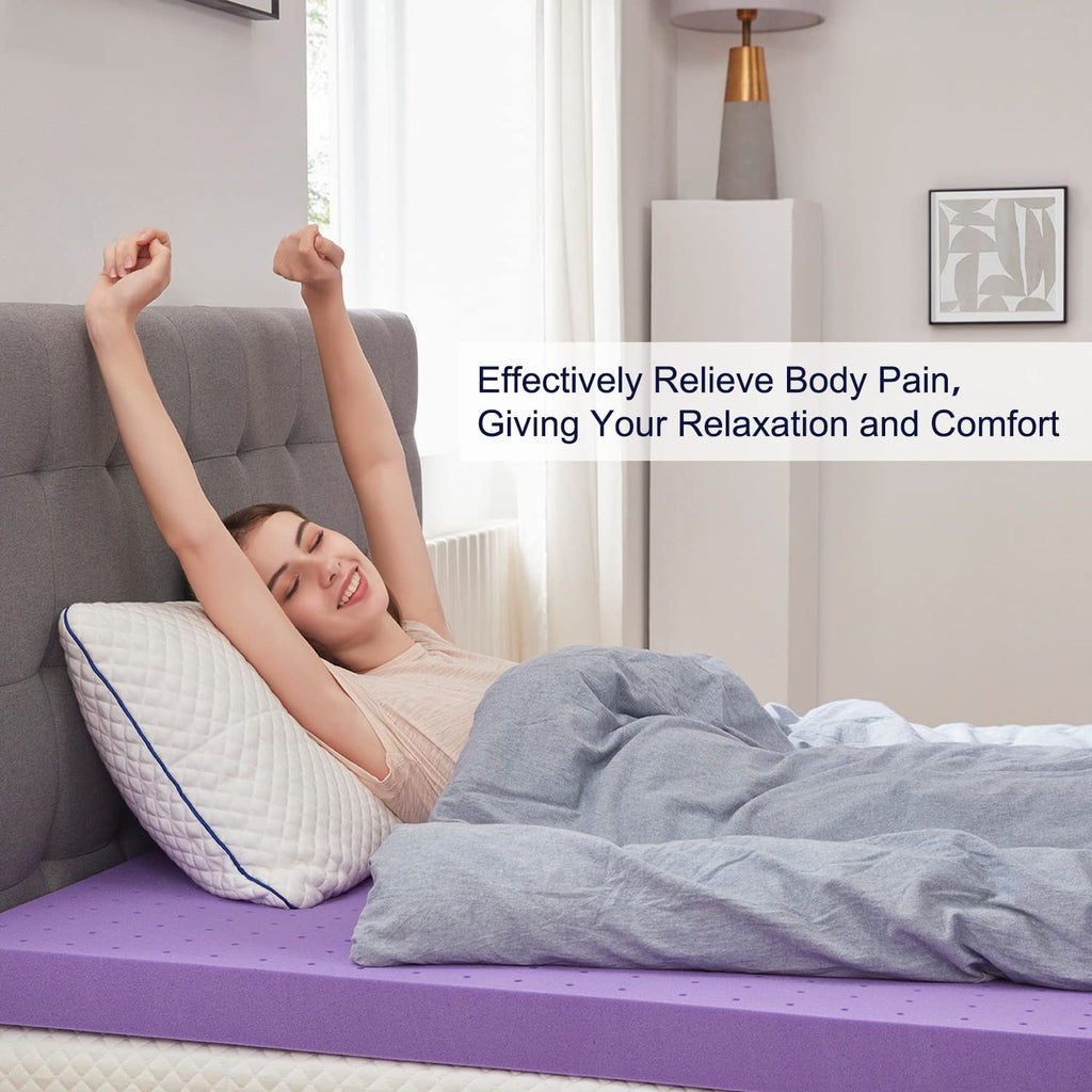 3 Inch Gel Memory Foam Mattress Topper Twin Size W362