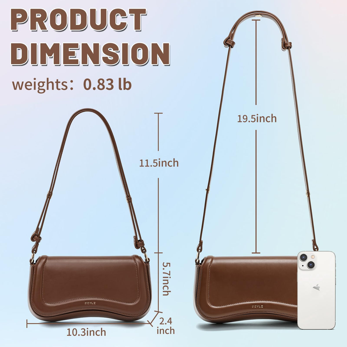 Waterproof Leather Small Shoulder Bag C40362