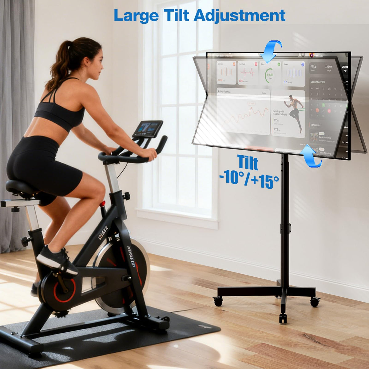 Mobile TV Cart for 13-55 inch TVs H879656