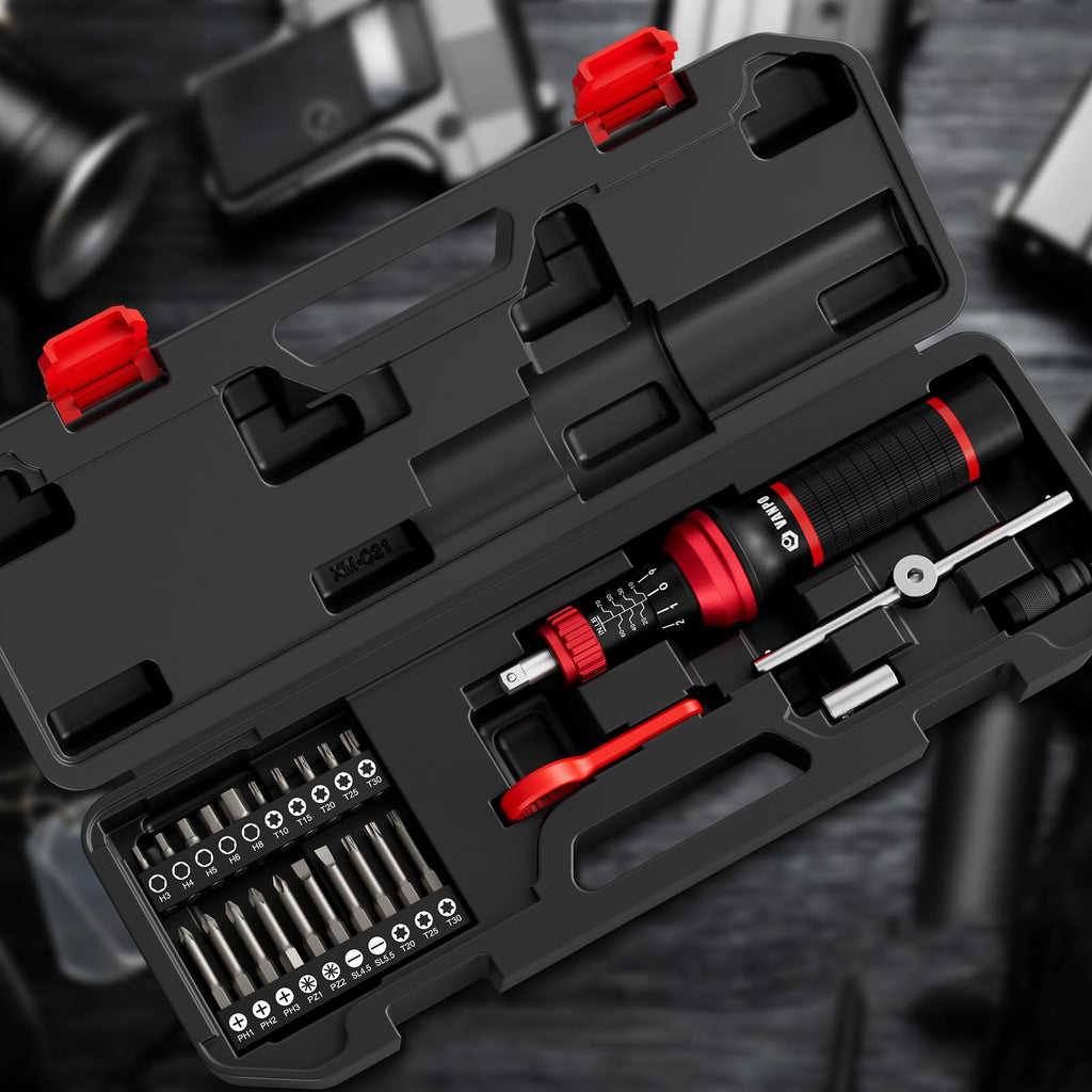 24 Pcs 10-70 Inch Pound Torque Screwdriver Set X925