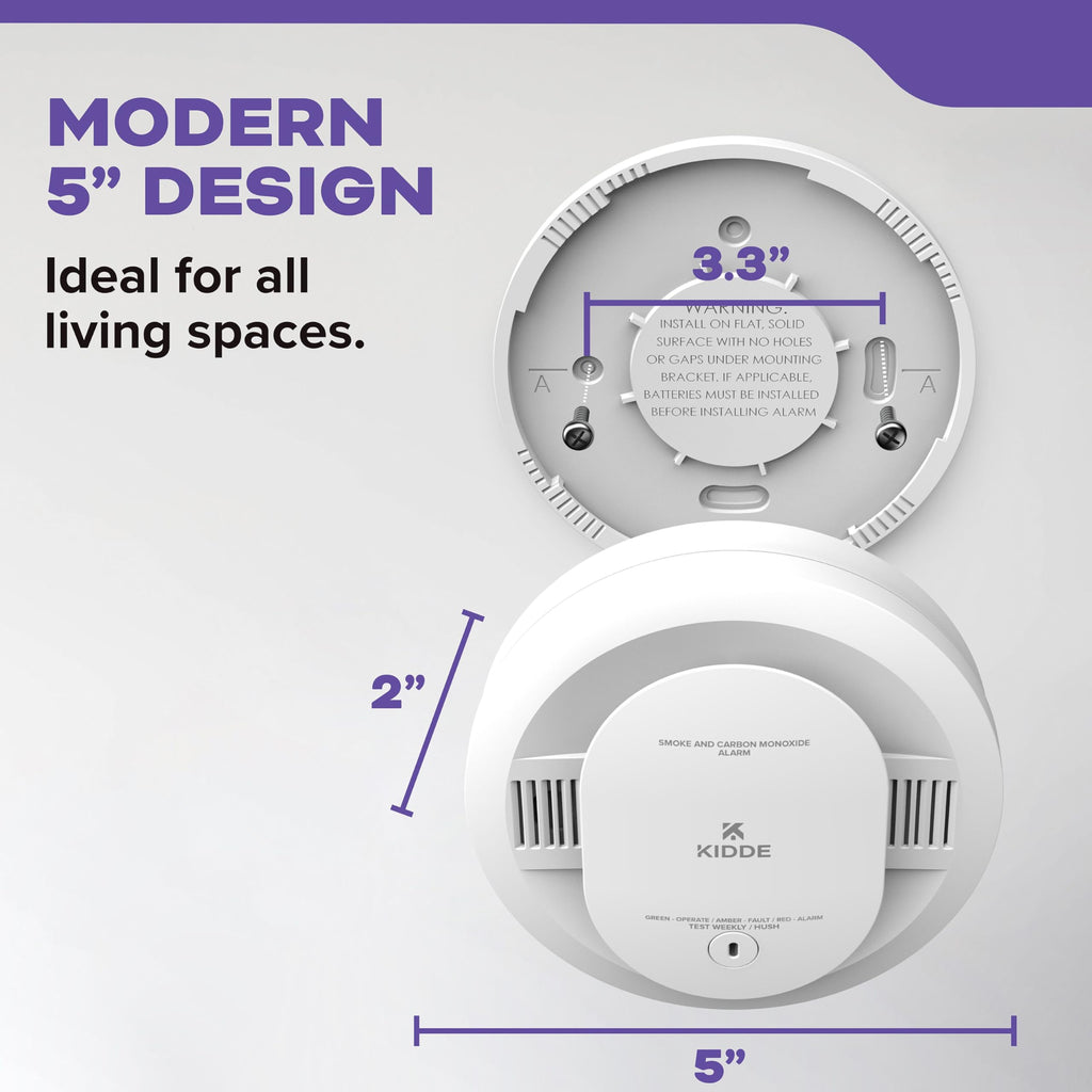 Smoke & Carbon Monoxide Detector, AA Battery-Powered, 3 Pack M7860