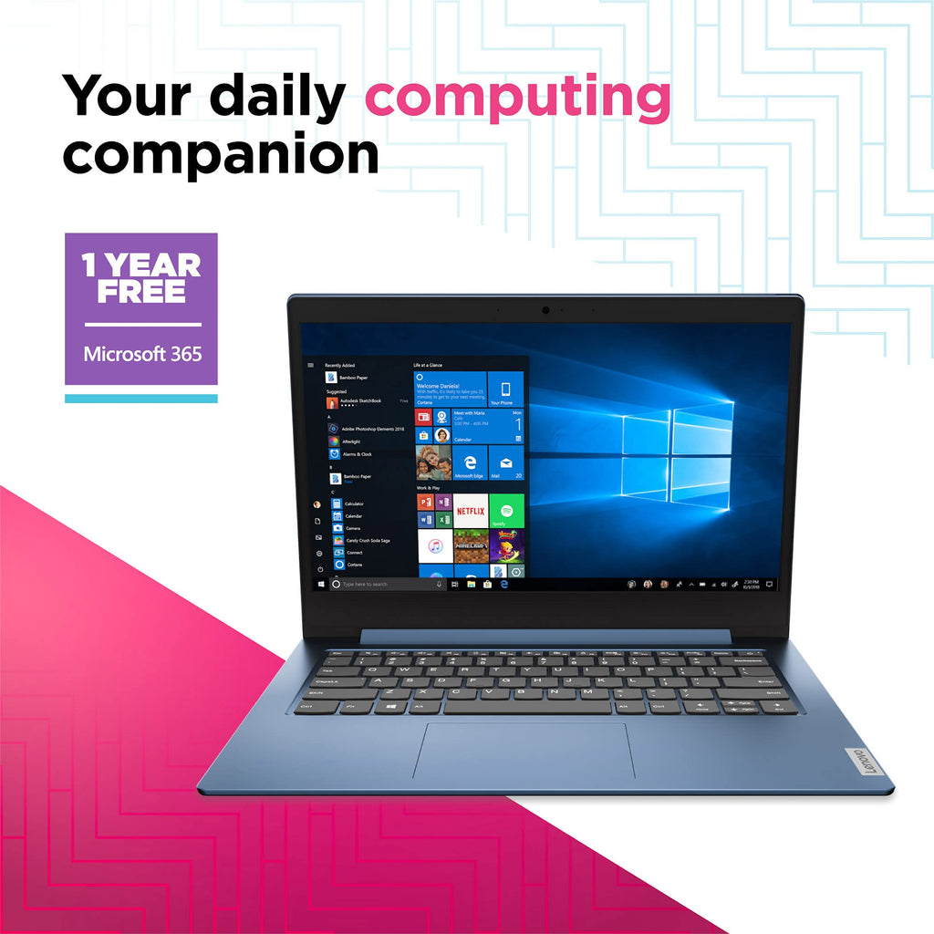 14" HD Laptop Intel Celeron N4020 4GB RAM 64GB Storage Ice Blue W914838