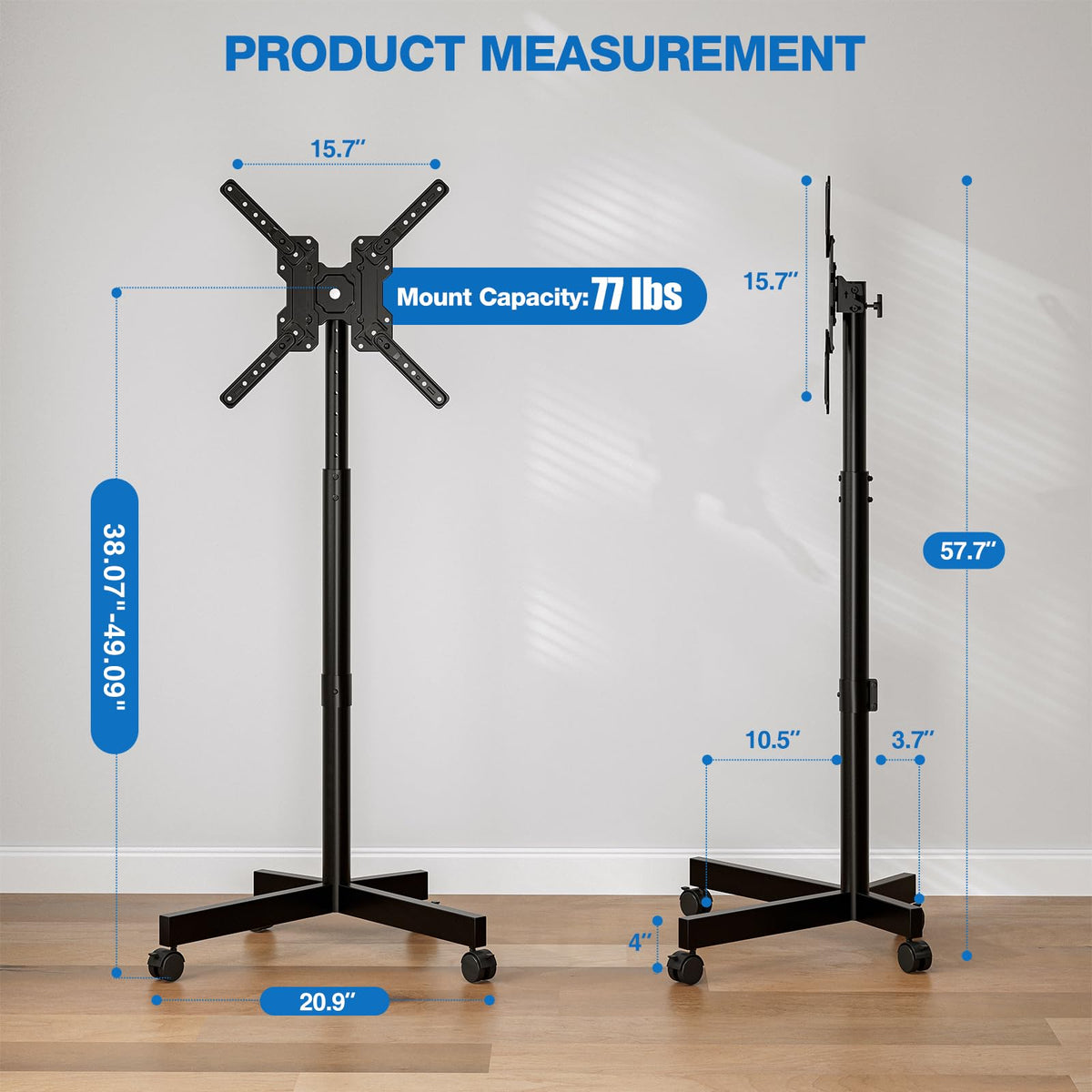 Mobile TV Cart for 13-55 inch TVs H879656