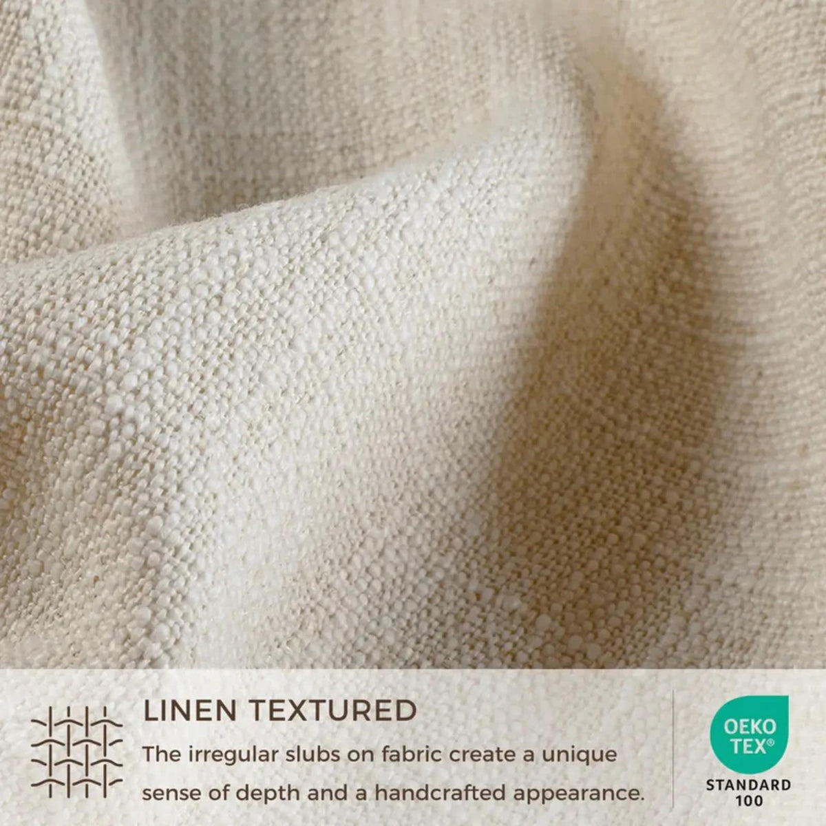 Linen Pinch Pleated Blackout Curtain 1 Panel W461765