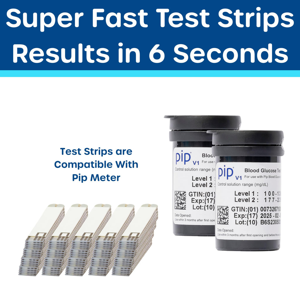 Blood Glucose Test Strips and Lancets 100 Count 30G 1.0mm L446