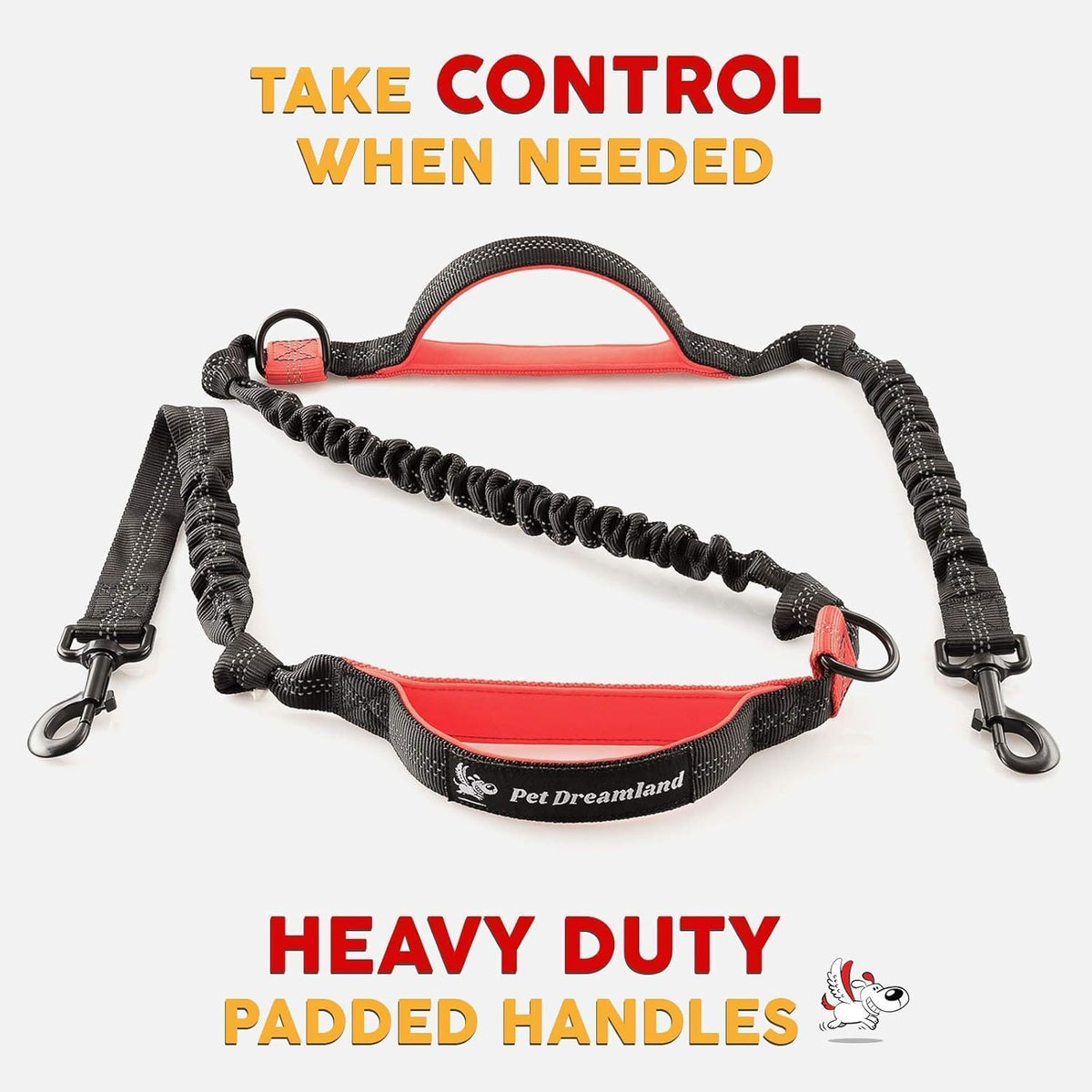 Hands Free Dog Leash with Poop Bag Dispenser Z27354