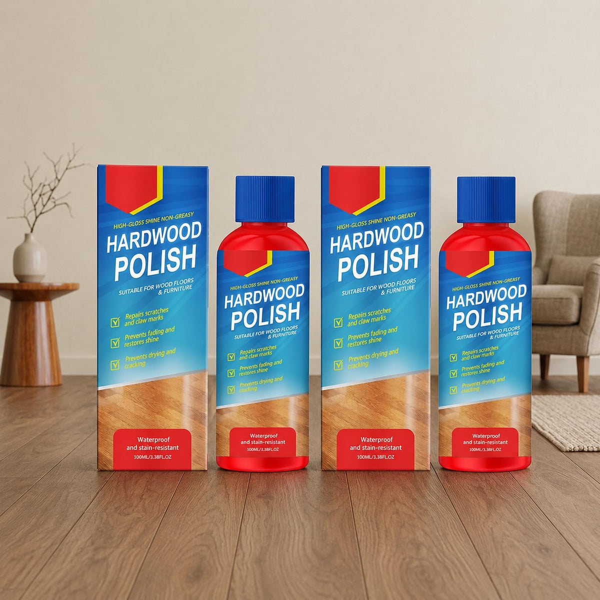 High-Gloss Wood Floor Polish K56966