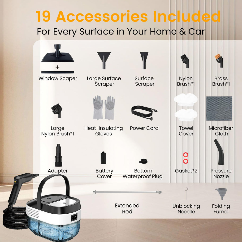 1600ML Handheld Steam Cleaner Q176