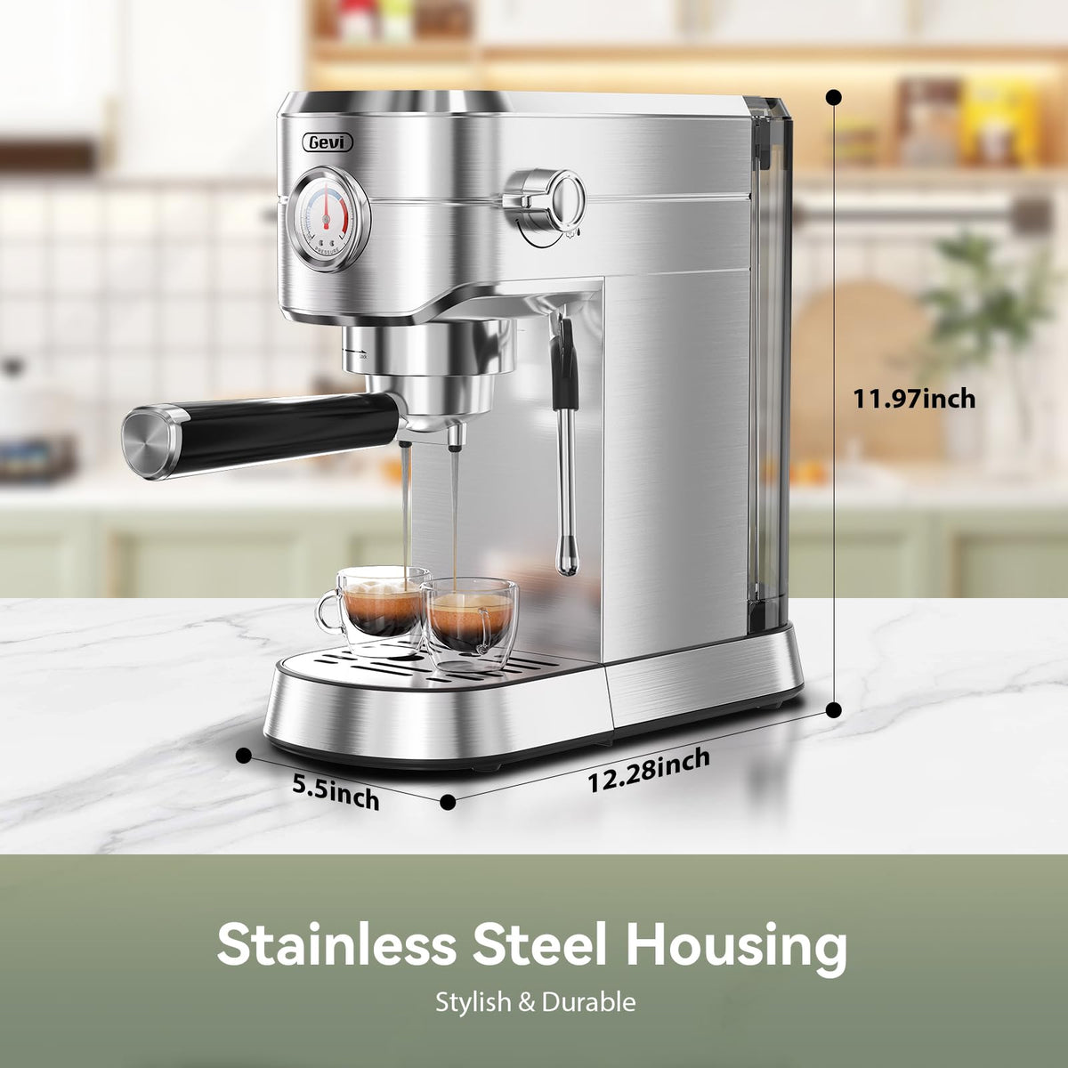 20 Bar Compact Espresso Machine I442242