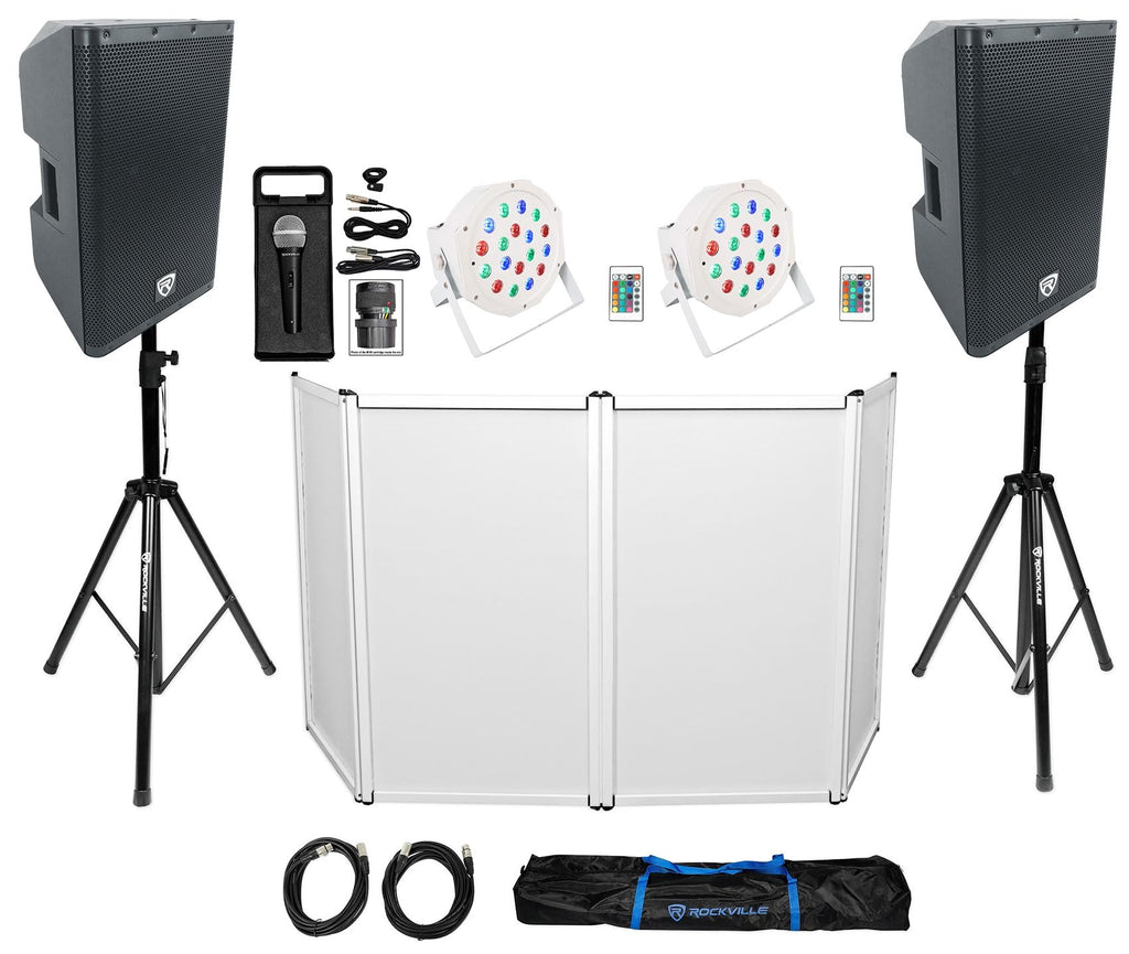12" Powered DJ Speaker Pair P121