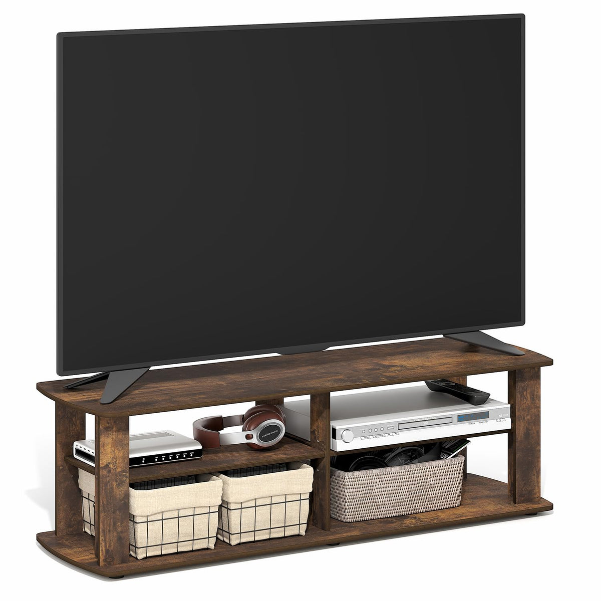 3-Tier TV Stand with Open Shelves up to 50 Inch A268
