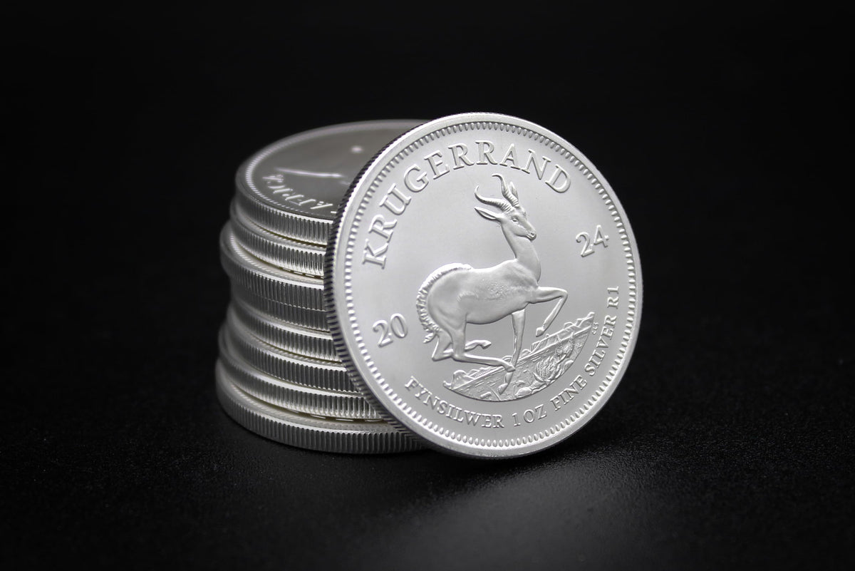 1 oz South African Silver Krugerrand Coin F1354