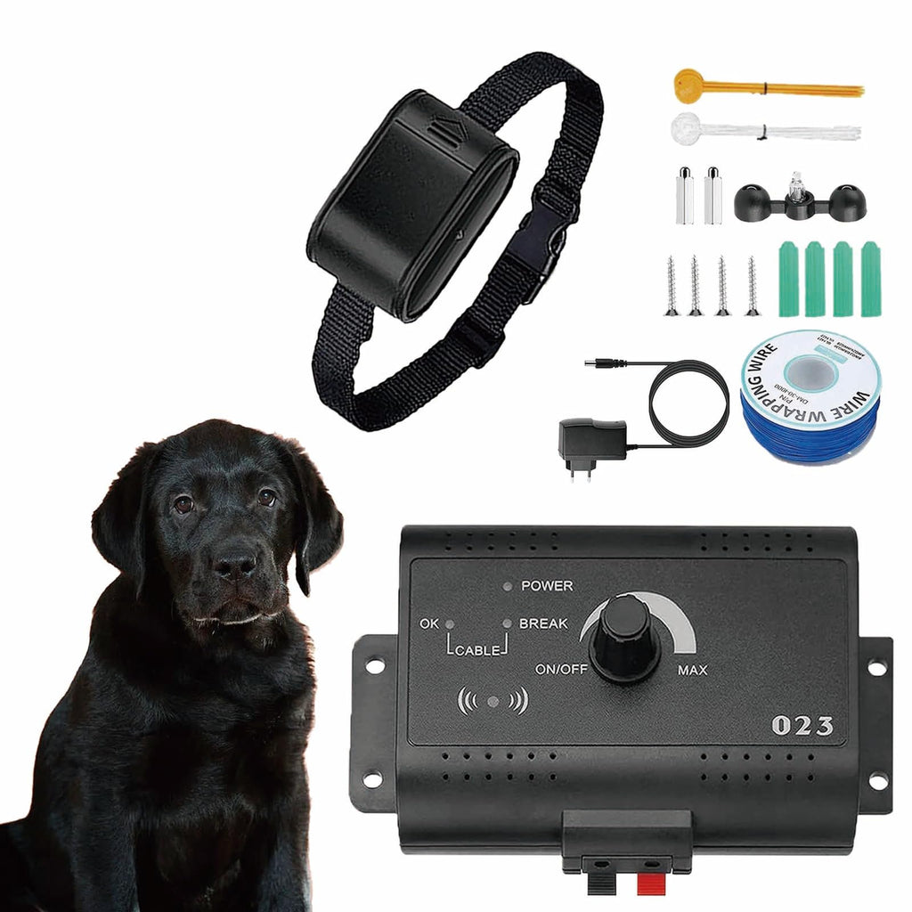 Electronic Dog Fence, In-ground/Aboveground Pet Containment System, Waterproof Training Collar I812