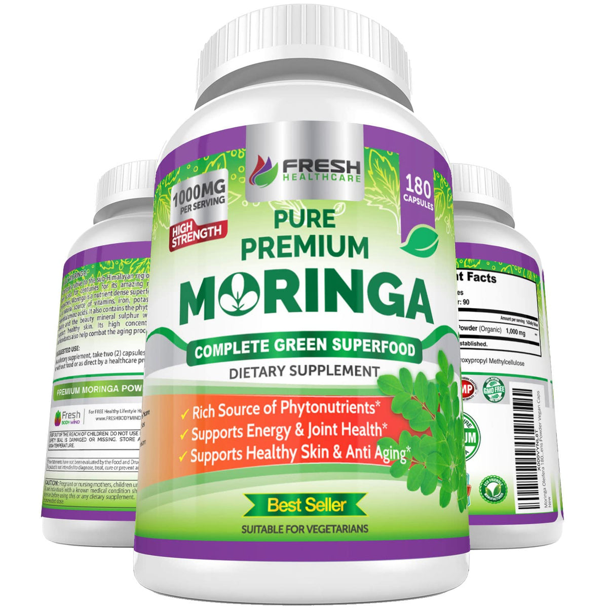 Moringa Capsules 180 Pills M936437
