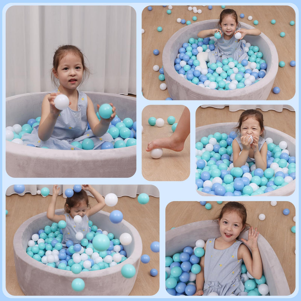 BPA Free Crush Proof Plastic Ball Pit Balls 2.15 Inch E289