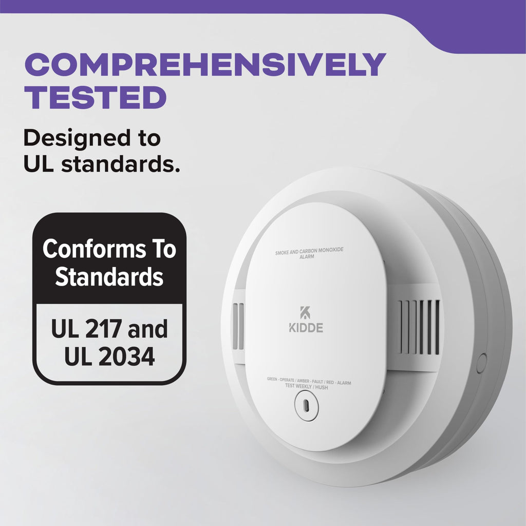 Smoke & Carbon Monoxide Detector, AA Battery-Powered, 3 Pack M7860