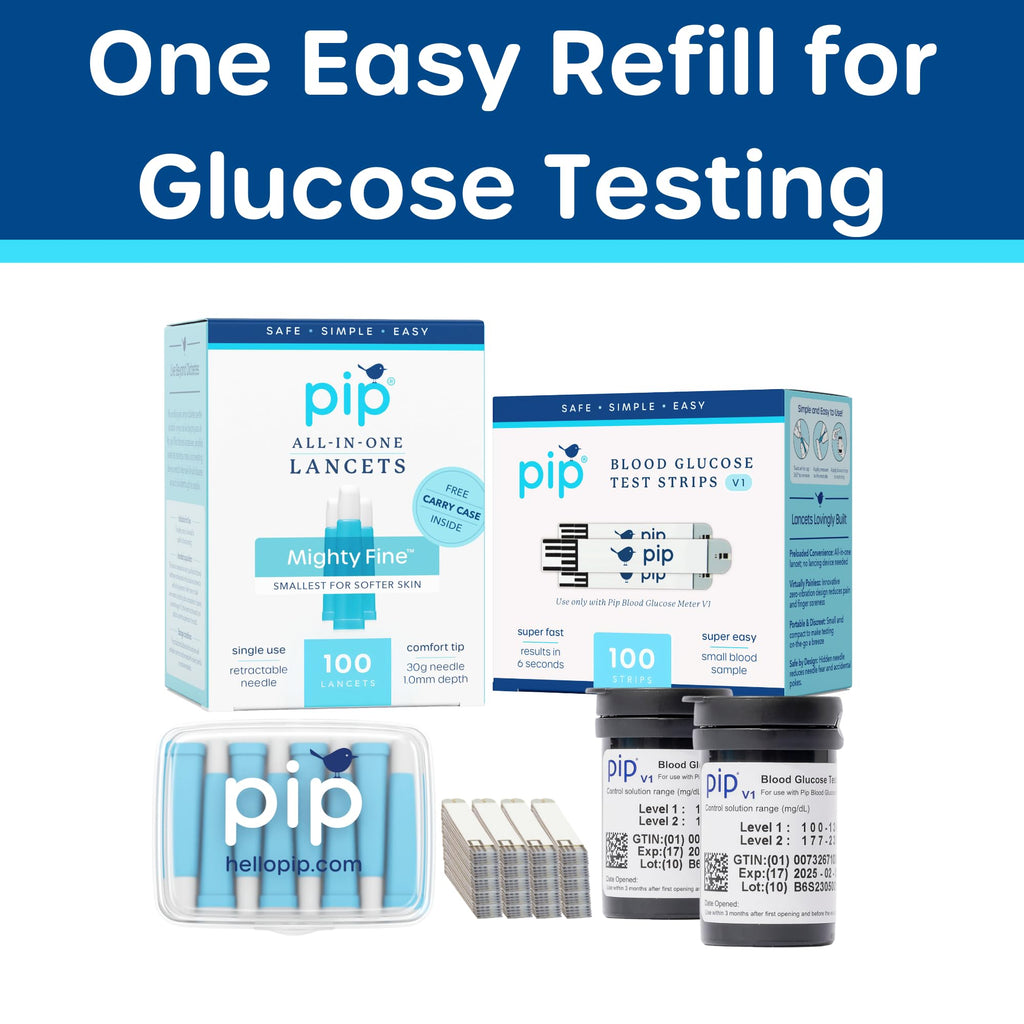 Blood Glucose Test Strips and Lancets 100 Count 30G 1.0mm L446