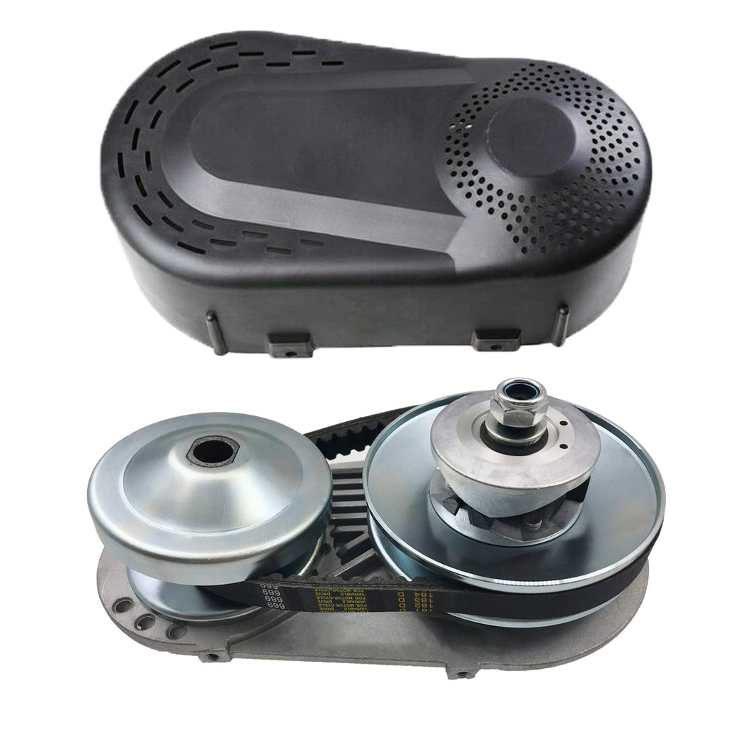 1 Inch Torque Converter Go Kart Pulley Kit with 10T #40 41 and 12T #35 Sprocket R602027